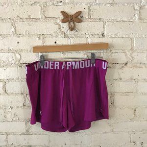 Under Armour Fuchsia Heat Gear Shorts Medium